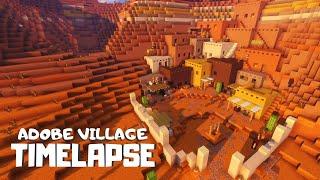 Minecraft: Wild West Mexican Village (Adobe Mesa Village Timelapse)