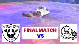 Final 60 Kg Bots Combat Highlights Team XENON Vs Team Blankabotz 2023 #technoxian #botscombat