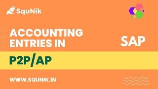 Accounting/Journal Entries in P2P/AP | Interview Questions| Sap Cubix|