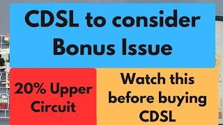 CDSL - THE BONUS SHAM!