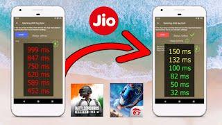 Best Jio Apn Settings | Jio Low Ping Apn |Free fire,bgmi high ping problem jio sim