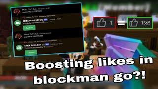 Blockman go boosting likes