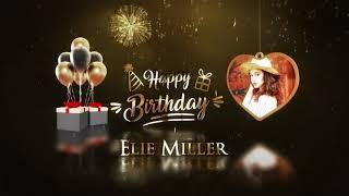 Golden Happy Birthday Intro Wishes 2021-22 AFTER EFFECTS TEMPLATE New Intro Opener VideoHive Envato