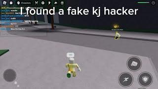 I found someone using fake kj hack on my alt  #exploiter