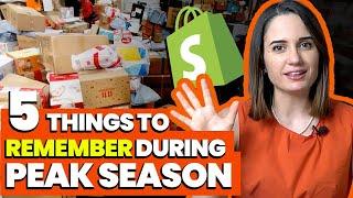 5 Things to Remember for the E-commerce Peak Season