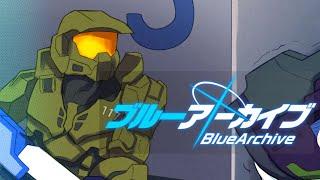 Master Chief plays Blue Archive. [Comic]