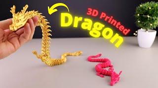 3D Printing a Flexible Dragon #Shorts