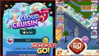 Monopoly Go: CLOUD CRUISIN EVENT 1000x High rolls GamePlay  #monopolygo #monopoly #gaming #games