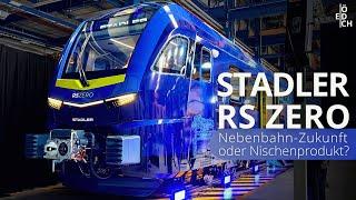 Kleinster emissionsfreier Zug am Markt: Der neue Stadler RS ZERO - Mobilitätswende für Nebenbahnen?