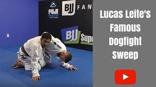 Half Guard Master Shows His Dogfight Sweep - Lucas Leite