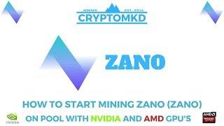 How to start mining Zano (ZANO) on pool with AMD and NVIDIA GPU's