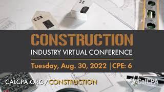 Construction Industry Virtual Conference | August 30, 2022