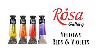 ROSA Gallery Watercolors (Part 1) - Yellows, Reds and Violets