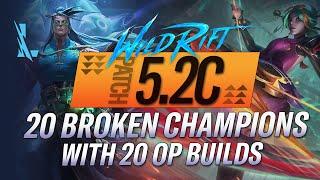 20 BROKEN CHAMPIONS AND 20 OP BUILDS! FIEND QUELLER WILD RIFT EVENT | RiftGuides | WildRift