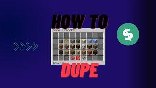 How to DUPE in nearly ANY Minecraft server! (Check Description)
