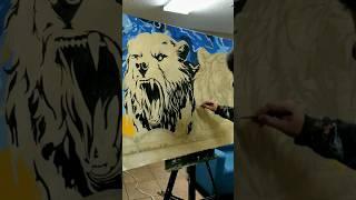 #lifeincolorsstudio #youtubeshorts #art #oilpainting #artandcraft #memphisgrizzlies #memphistigers