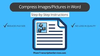 Compress Image/Picture in Word document to Reduce File Size