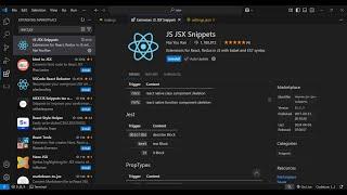 JS JSX Snippets in VS Code – The Ultimate Shortcut to Faster React Development! 