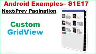 Android S1E17 : Pagination - Page Custom GridView