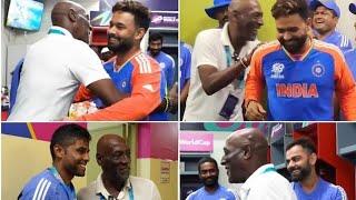 Indian 𝗗𝗿𝗲𝘀𝘀𝗶𝗻𝗴 𝗥𝗼𝗼𝗺 𝗕𝗧𝗦 | 𝗜𝗻𝗱𝗶𝗮 𝘃𝘀 𝗕𝗮𝗻𝗴𝗹𝗮𝗱𝗲𝘀𝗵 Sir Vivian Richards did Virat Kohli to this .