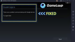 Gameloop | Google Play Login issue fix