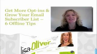 Offline List Building Tips With Lisa Oliver