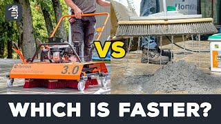 Fastest Way to Sweep in Your Joint Material for Hardscaping