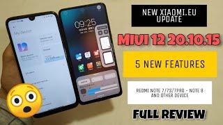 MIUI 12 XIAOMIEu Rom Update New Features For Redmi Note 7/7S & Other Devices | Install Now 