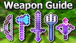 The Ultimate Minecraft 1.20 Weapons Guide - Sword, Bow, Axe, Trident & Crossbow Compared