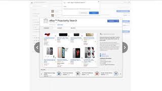 eBay™ Popularity Search Chrome Extension