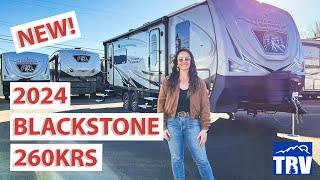 Brand New Floor Plan!! 2024 Black Stone 260KRS Titanium Series 4 Season Travel Trailer w/Bed Slide!!