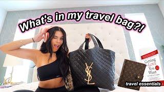 WHAT'S IN MY TRAVEL BAG?! Carry On + Travel Essentials