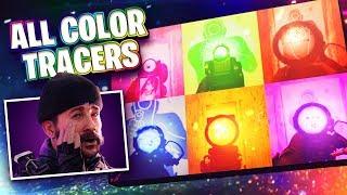 HOW TO UNLOCK ALL TRACER BULLETS in MODERN WARFARE / PINK, ORANGE, RED, GREEN, BLUE & PURPLE TRACERS