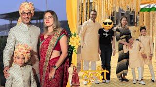 Foreigner in a Saree : Experiencing an Indian Wedding (Haldi + Reception)!