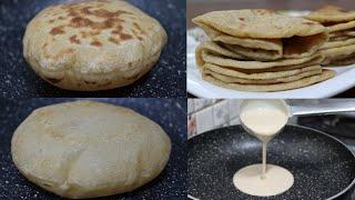 Chapathi with Liquid Dough | చపాతి | Liquid Dough Roti | No Kneading No Rolling | Tortilla Recipe