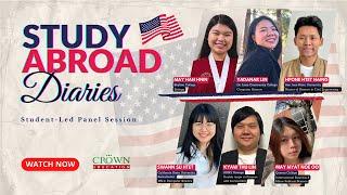 CROWN Education's Study Abroad Diaries: USA Student-Led Panel Session