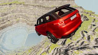 Cars vs Leap of Death Jump #10 - BeamNG.Drive | StaticCat