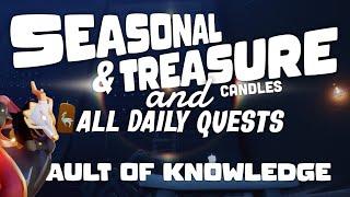 Today’s Seasonal & Treasure candles and Daily Quests | Vault of knowledge | SkyCotl | NoobMode