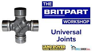 How to replace worn propshaft universal joints on most Land Rovers using a Britpart kit