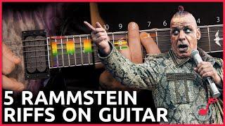 Top 5 Rammstein Guitar Riffs! 