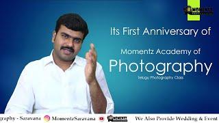 One Year of Momentz Academy of Photography - Live