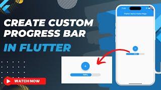 Flutter: create custom progressbar in your  flutter app