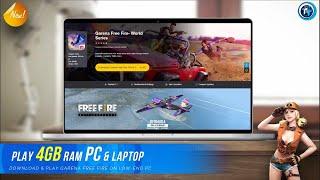 How To Install Free Fire 4GB RAM Low End PC  Laptop.