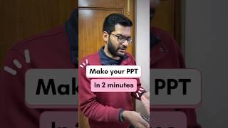 Make PPT in just 2 minutes ‼️
