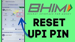 How to reset UPI pin in BHIM App If Forgot |