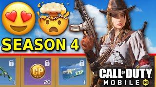 SEASON 4 BATTLE PASS MAXED OUT in COD MOBILE!!!