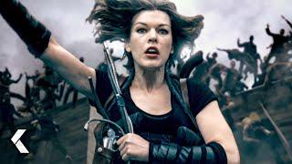 Attack By Zombies On The Roof Scene - Resident Evil: Afterlife | Milla Jovovich
