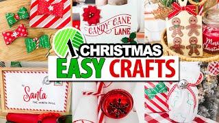 *SUPER EASY* Christmas Crafts made in only 5 MINUTES! Dollar Tree DIYs 2024