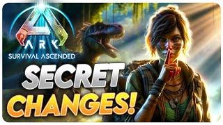 Ark Survival Ascended! New Secret Changes you NEED To See!