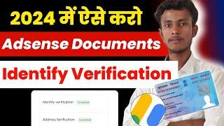 Google Adsense identity verification 2024 || identity verification || how to verify adsense account